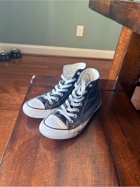 Converse High Top Sneakers in Black
